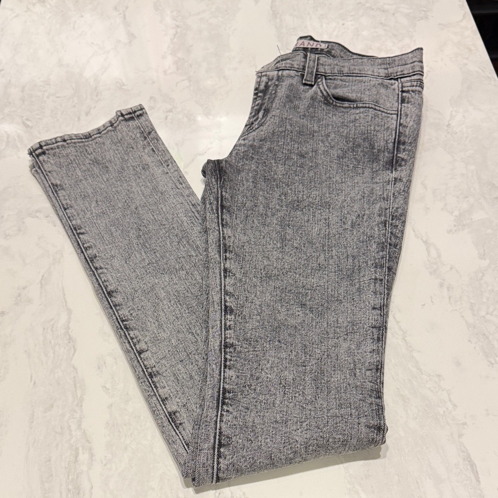 J Brand Women's Grey Acid Wash Skinny Jeans